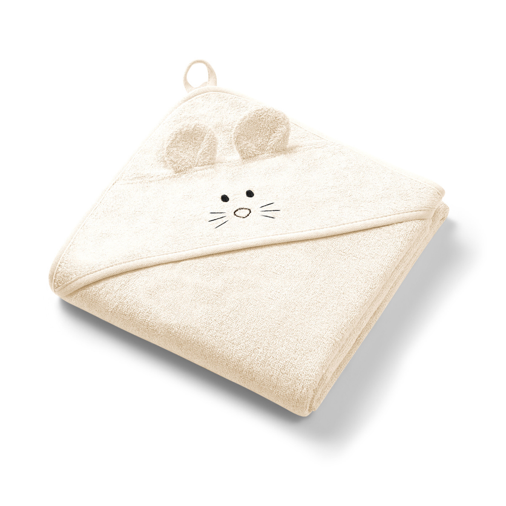 BABYONO Osuška bambusová Super Soft Cream 100x100 cm