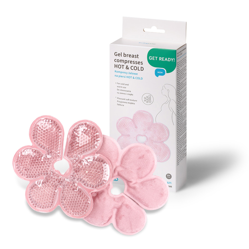 Babyono géles meleg-hideg melltartóbetétek csomagolása