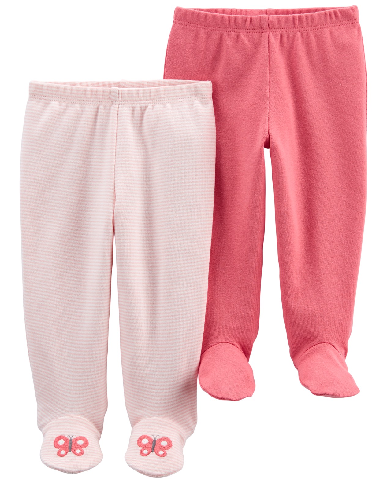 CARTER'S Polodupačky Pink dievča LBB 2ks NB/ veľ. 56