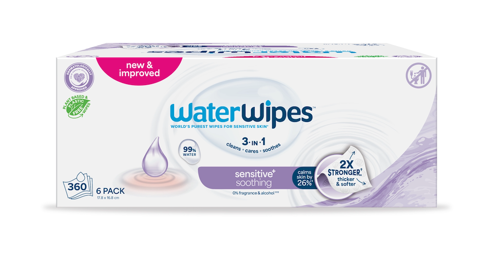 Waterwipes nedves törlőkendők csomagban