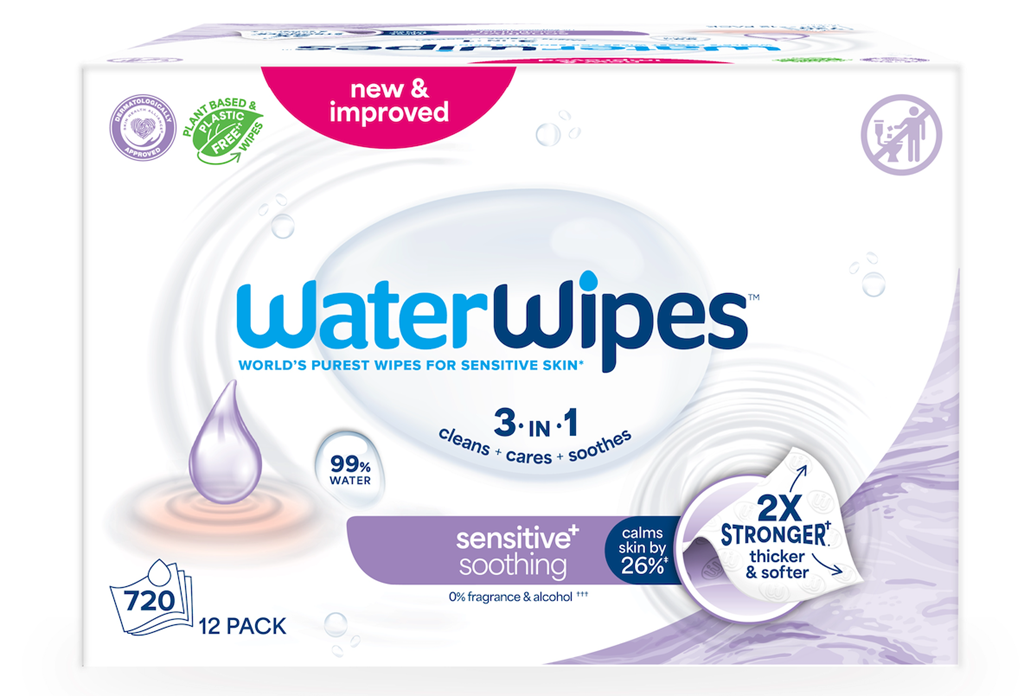12X WATERWIPES Nedves törlőkendők csomag