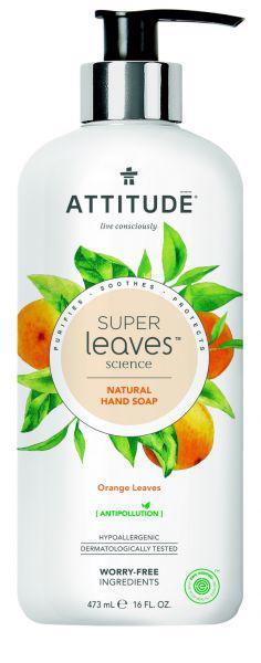 ATTITUDE Prírodné mydlo Super leaves detoxikačné - pomarančové listy 473 ml