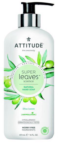 ATTITUDE Prírodné mydlo Super leaves detoxikačné - olivové listy 473 ml