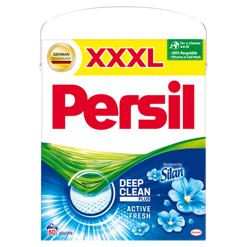 PERSIL Deep Clean plus&Silan Prášok na pranie, Box 3,9 kg - 60 praní