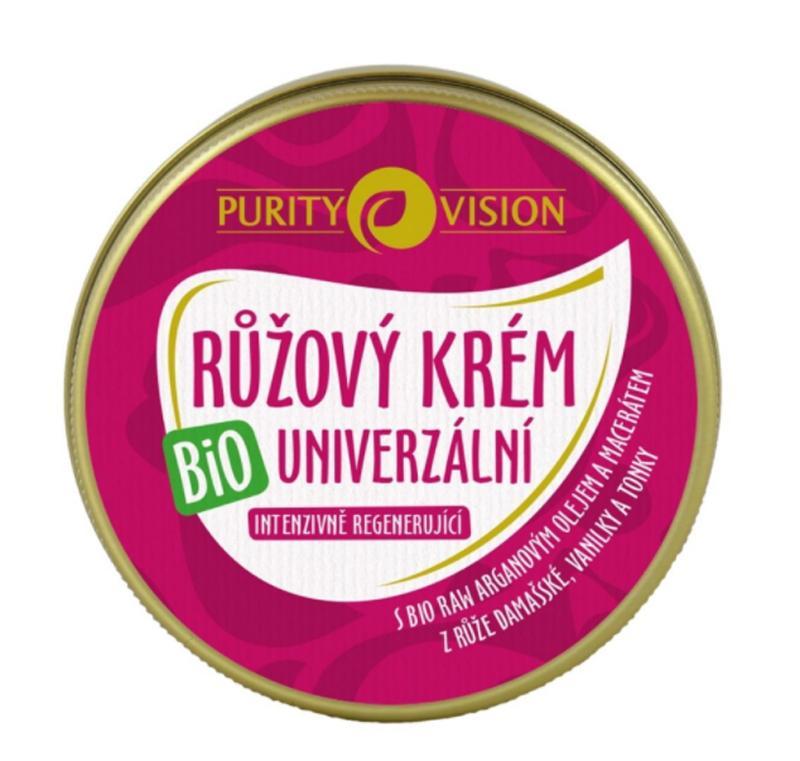 PURITY VISION Bio Ružový krém univerzálny 70 ml
