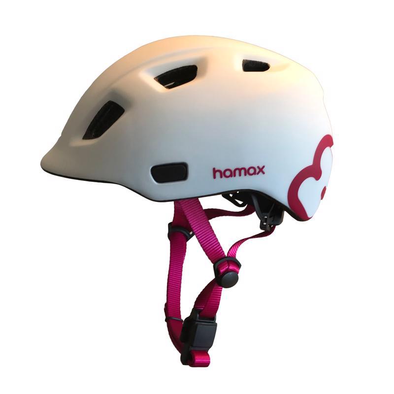 HAMAX Cyklohelma Thundercap White/Pink 52-56