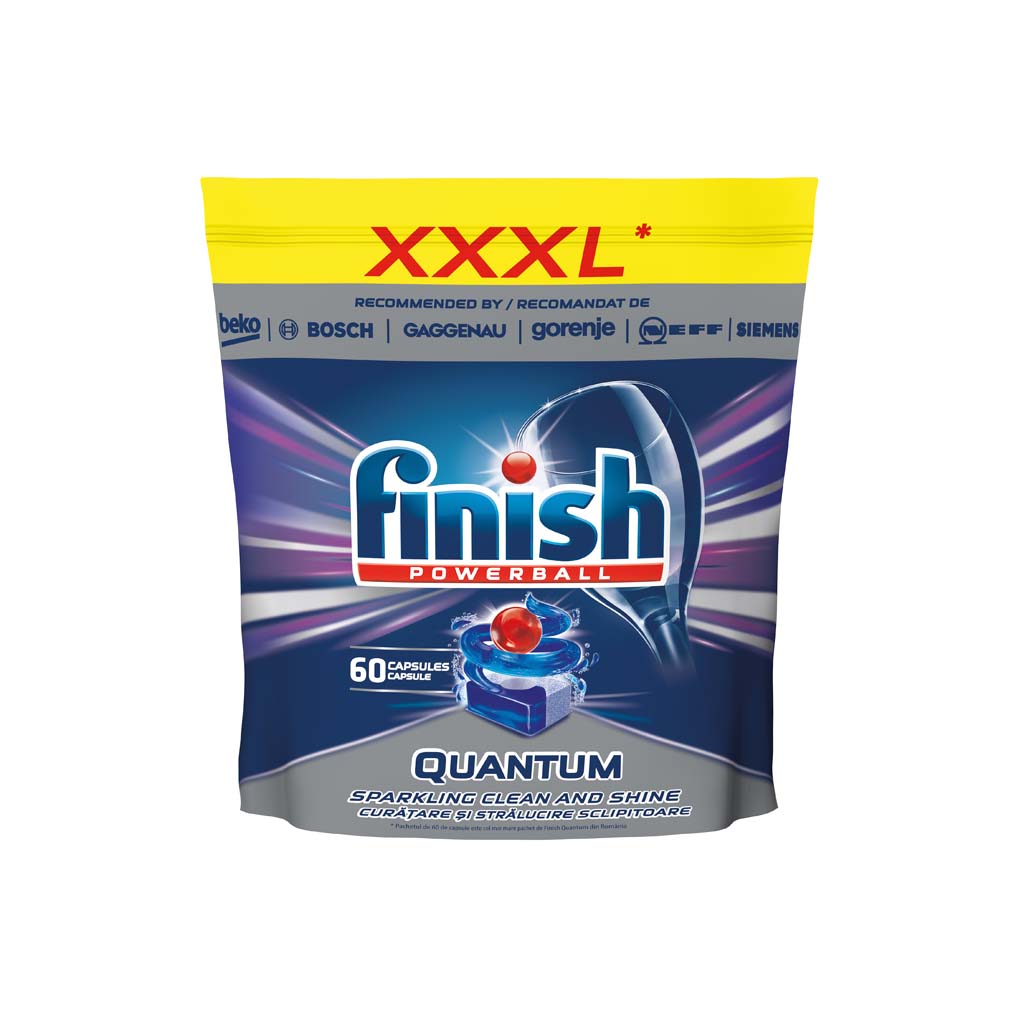 FINISH Quantum Max 60 ks – tablety do umývačky riadu