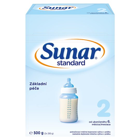 SUNAR Standard 2 Mlieko pokračovacie 500 g