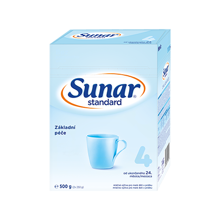 SUNAR Standard 4 Mlieko dojčenské 500 g