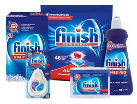 FINISH Starter pack pre umývačky riadu - tablety 48 ks, soľ, leštidlo, osviežovač, čistič