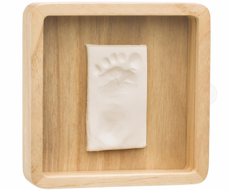 BABY ART Rámček na odtlačky Magic Box - square Wooden