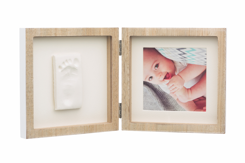 BABY ART Rámček na odtlačky a fotografiu Square Frame Wooden