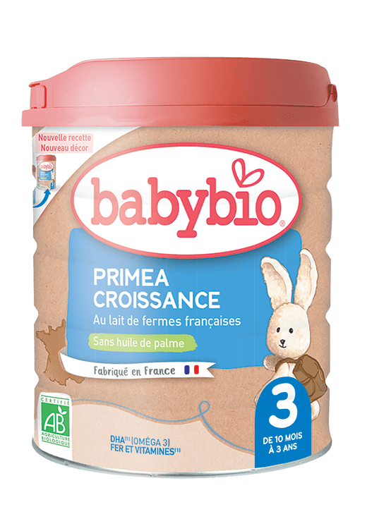 BABYBIO PRIMEA 3 Croissance dojčenské bio mlieko (800 g)