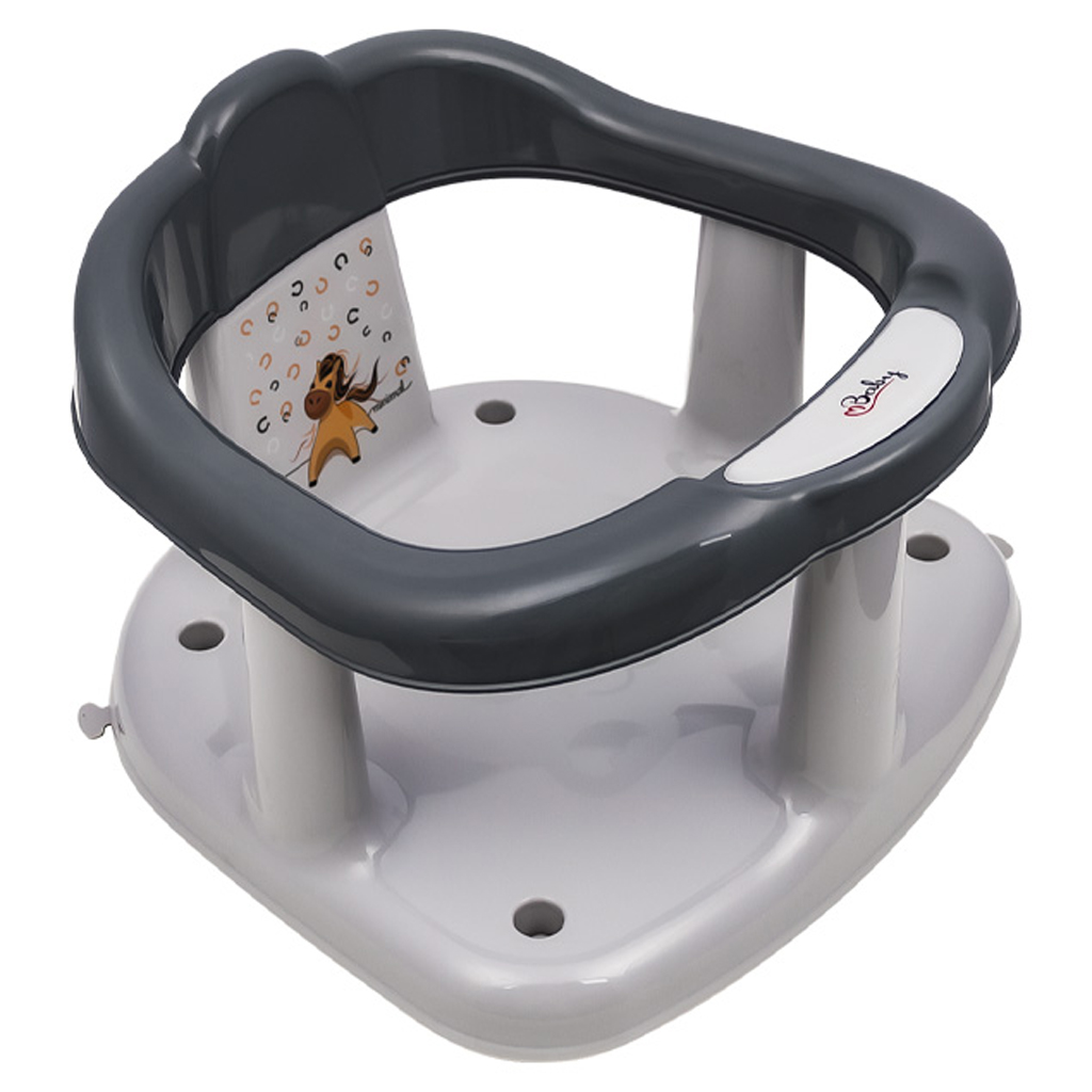 MALTEX Sedadlo do vany Minimal Koník - Steel Grey