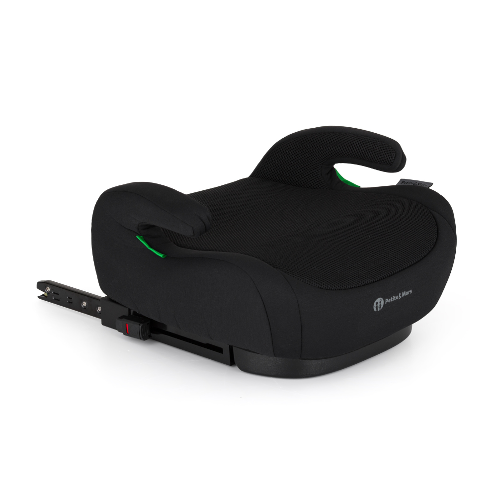 PETITE&MARS Podsedák Optimus Pro i-Size Air Coal Black  125 - 150 cm (22-36 kg)