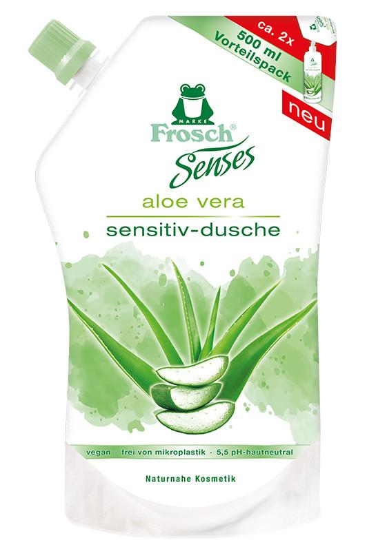FROSCH EKO Sprchový gél Aloe Vera - náhradná náplň (500 ml)