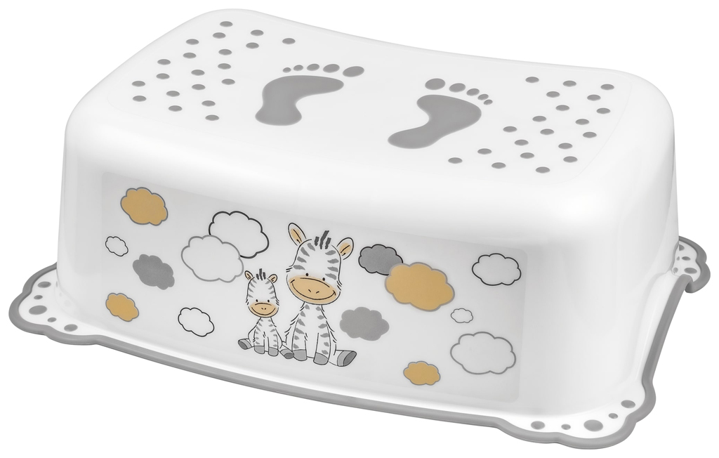 MALTEX Stupínek protiskluzový Zebra - White/Grey