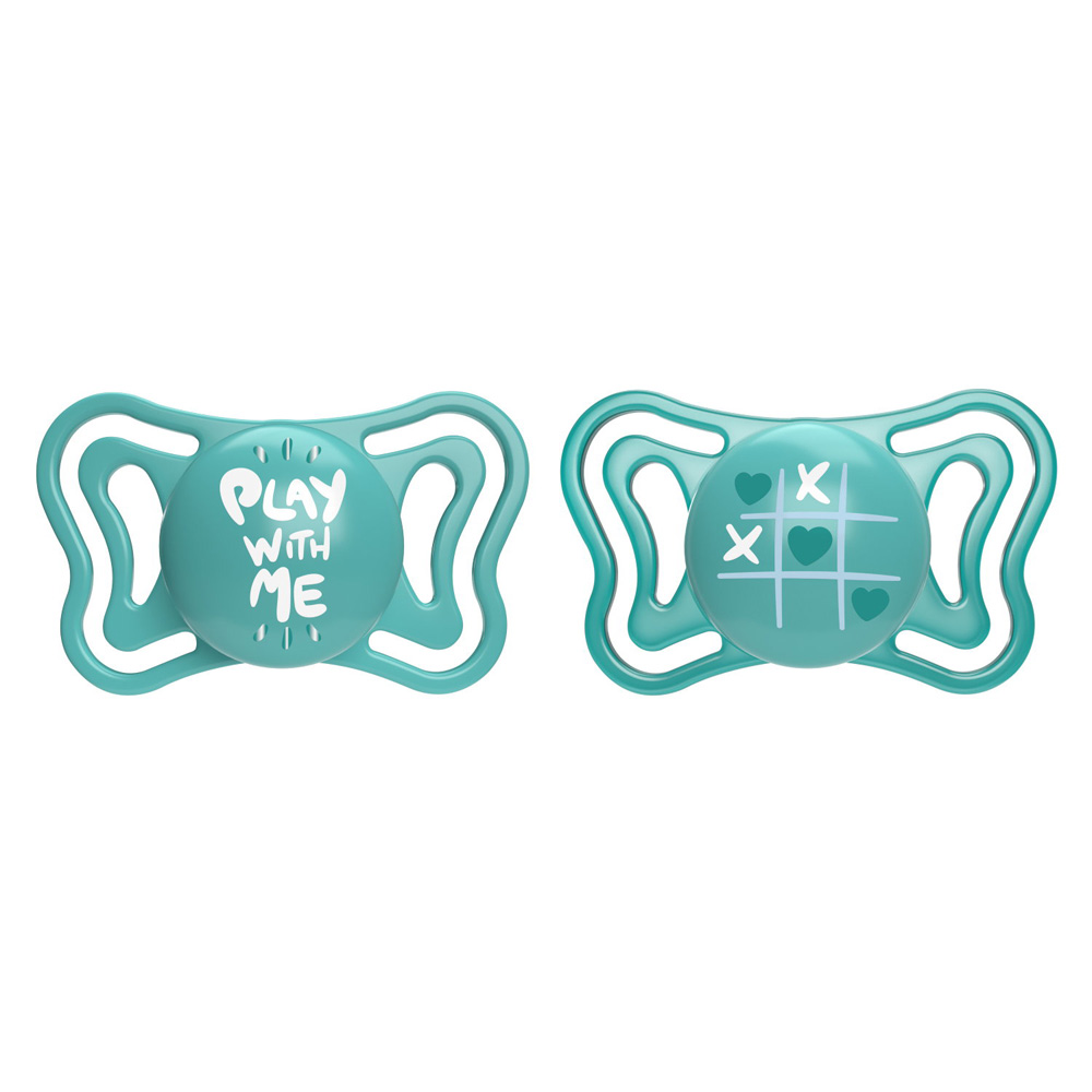 CHICCO Dudlíky Physio Light silikonové modré 16-36m, 2 ks