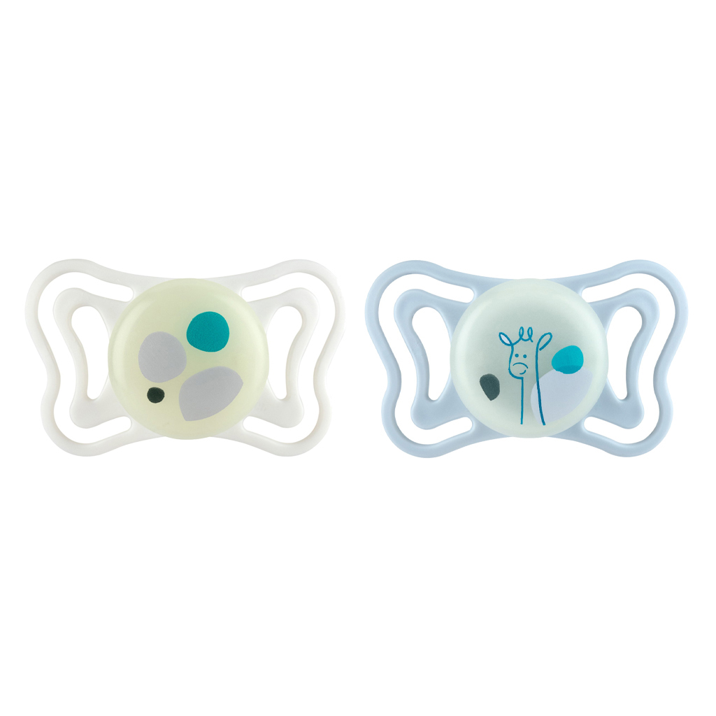 CHICCO Physioforma Light szilikon fogszabályozó cumi neutral 2-6 hónap, 2 db – fő kép