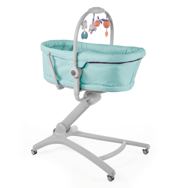 CHICCO Postieľka/lehátko/stolička Baby Hug Air 4v1 - Aquarelle
