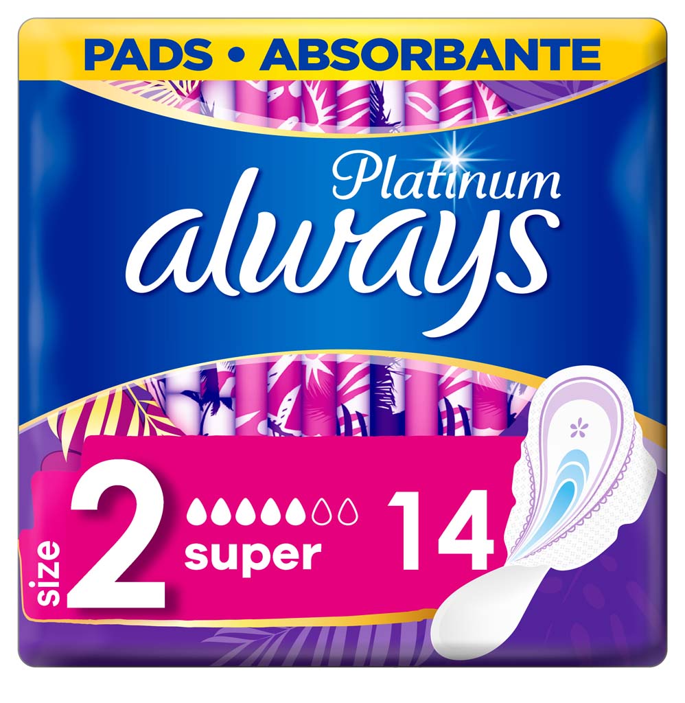 ALWAYS Platinum Ultra Super Plus Vložky hygienické 14 ks