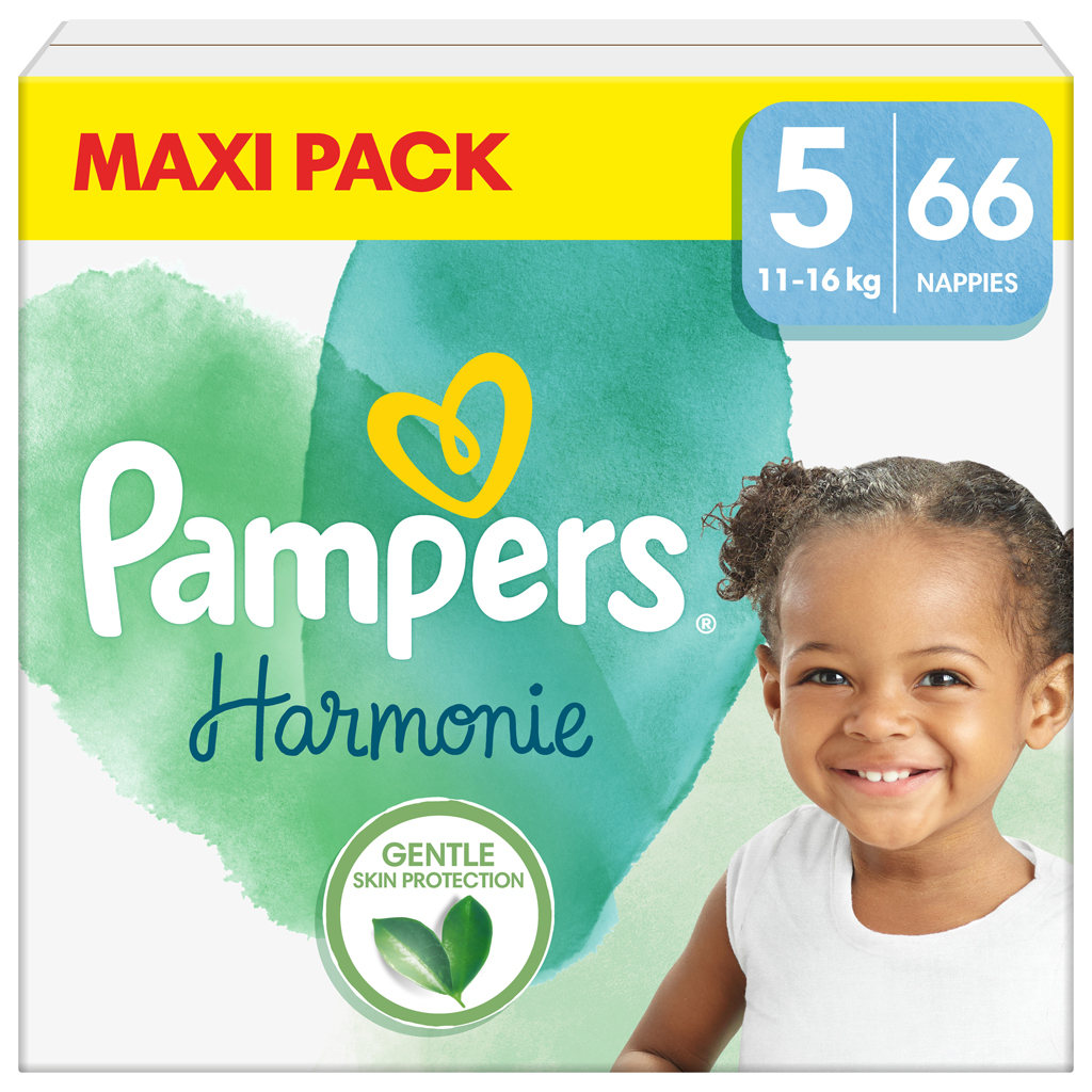 PAMPERS Plienky jednorázové Harmonie veľ. 5 (66 ks) 11-16 kg