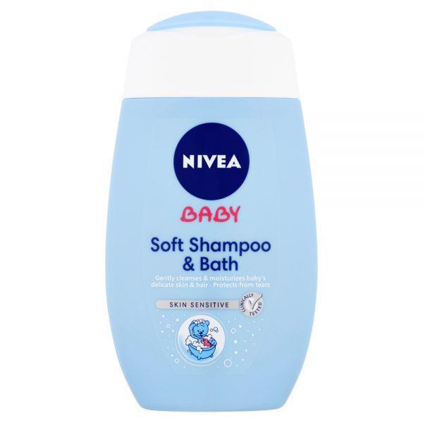 NIVEA Baby Šampón a pena do kúpeľa 2v1 200ml