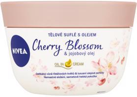 NIVEA Telové suflé s olejom Cherry Blossom & jojobový olej 200 ml