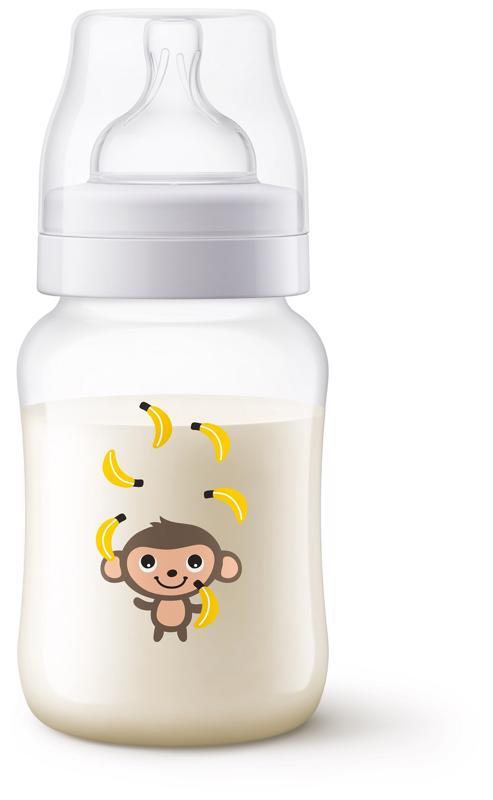 Philips AVENT Fľaša 260 ml Antikolik opica