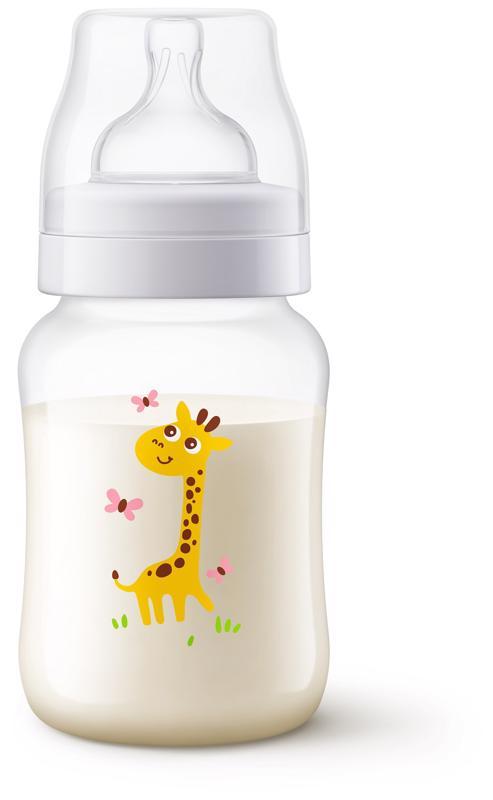 Philips AVENT Fľaša 260 ml Antikolik žirafa