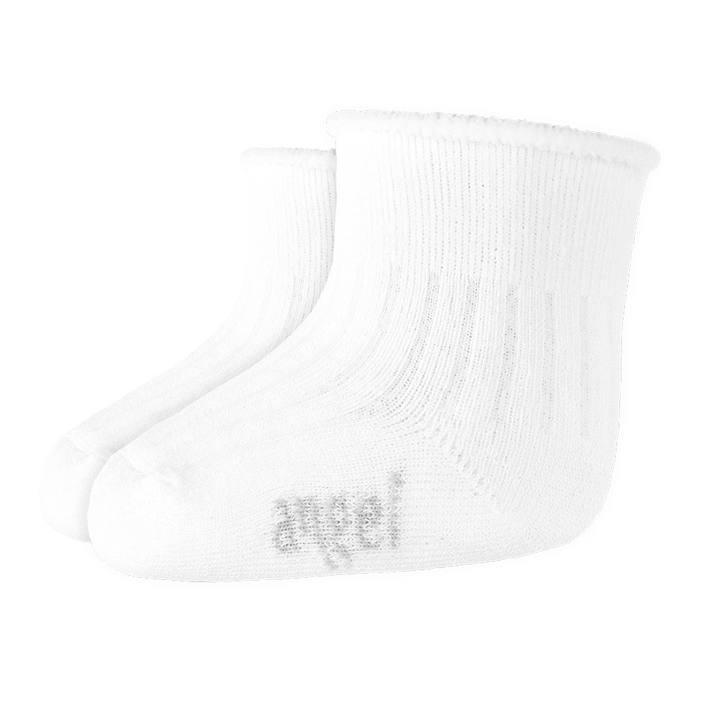 LITTLE ANGEL Ponožky froté novorodenecké Outlast® UNI biela