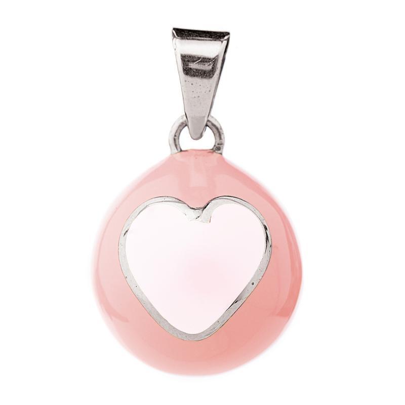 BABYLONIA BOLA Pink with white heart