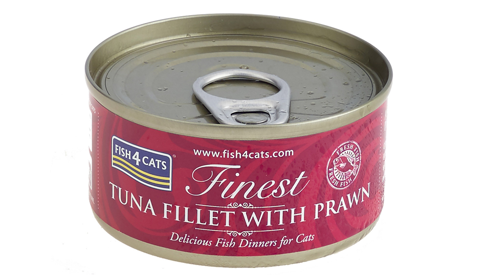 FISH4CATS Konzerva pre mačky Finest tuniak s krevetami 70g