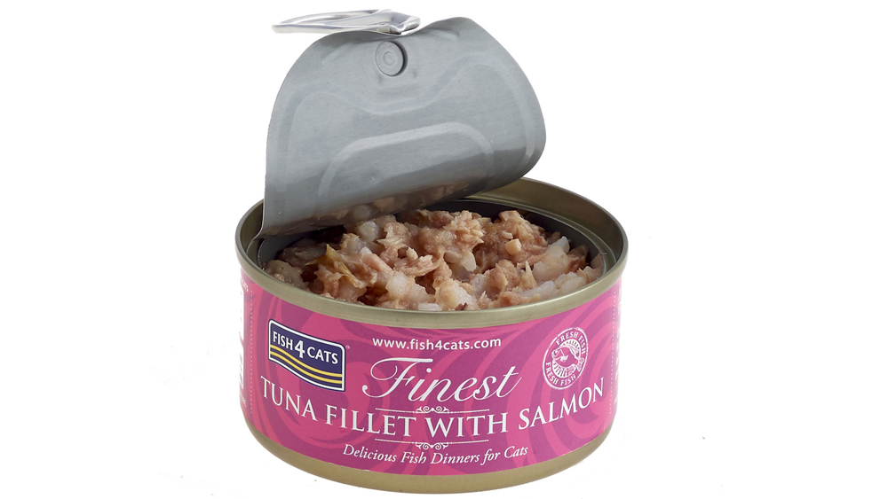 FISH4CATS Konzerva pre mačky Finest tuniak s lososom 70g