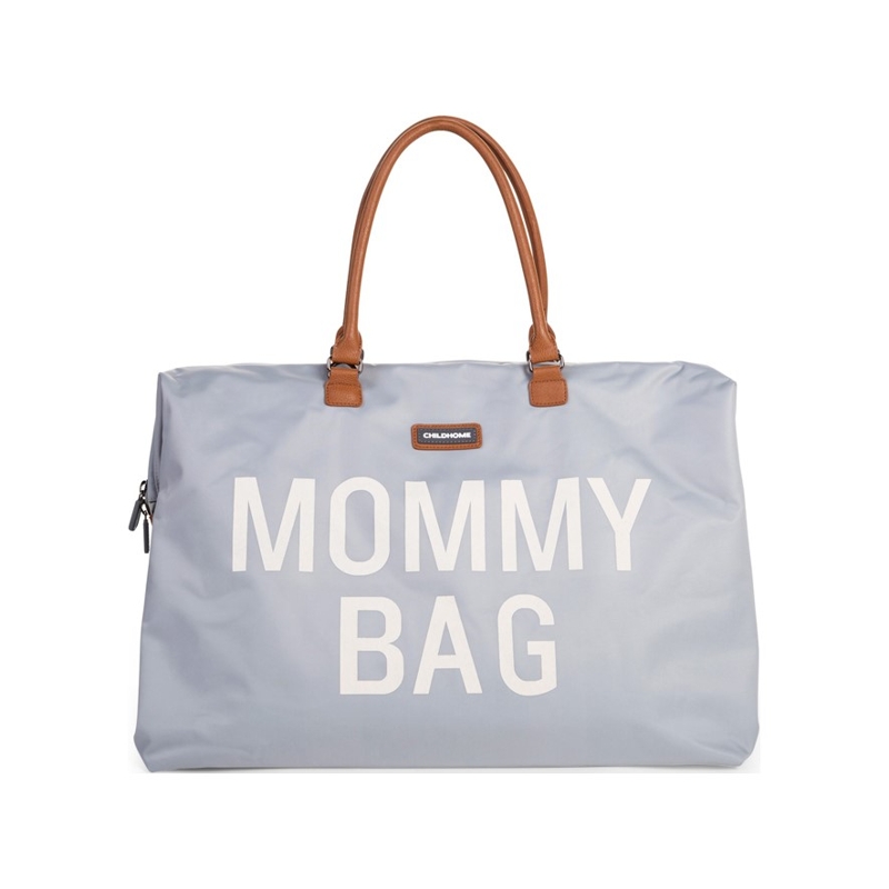 CHILDHOME Prebaľovacia taška Mommy Bag Big Grey Off White
