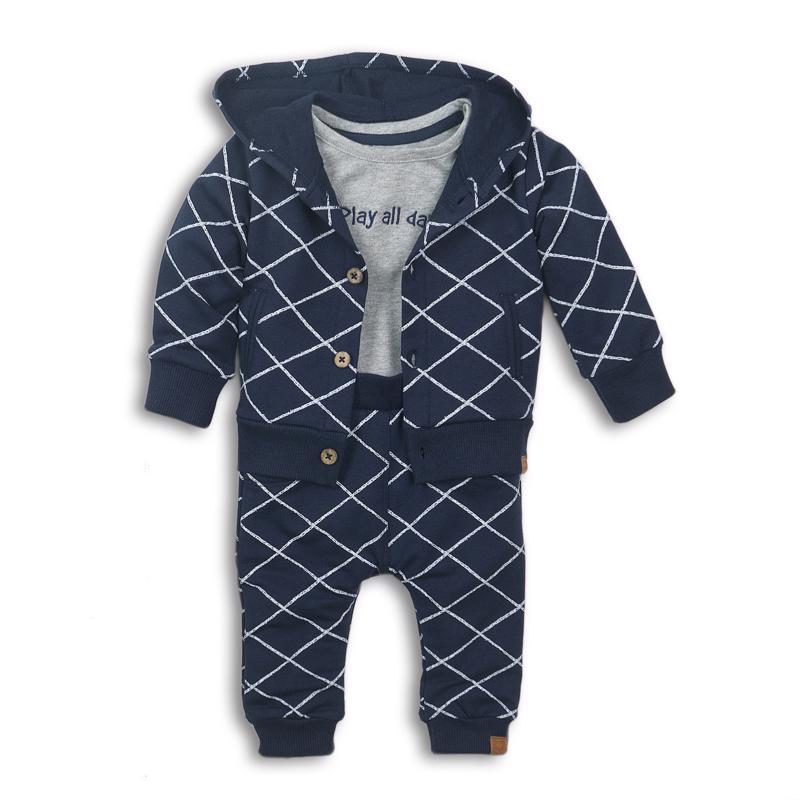 Obrázok Dirkje Set 3-dielny D-SUPERHERO PLAY ALL DAY 62 Navy+grey melee