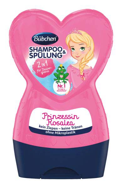BÜBCHEN Kids Šampón s kondicionérom 2v1 Princezná Rosalea 230 ml