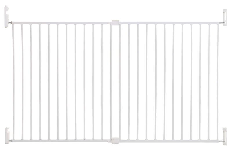 DREAMBABY Zábrana bezpečnostní Broadway 2-panelová extra široká 76-134,5 cm bílá