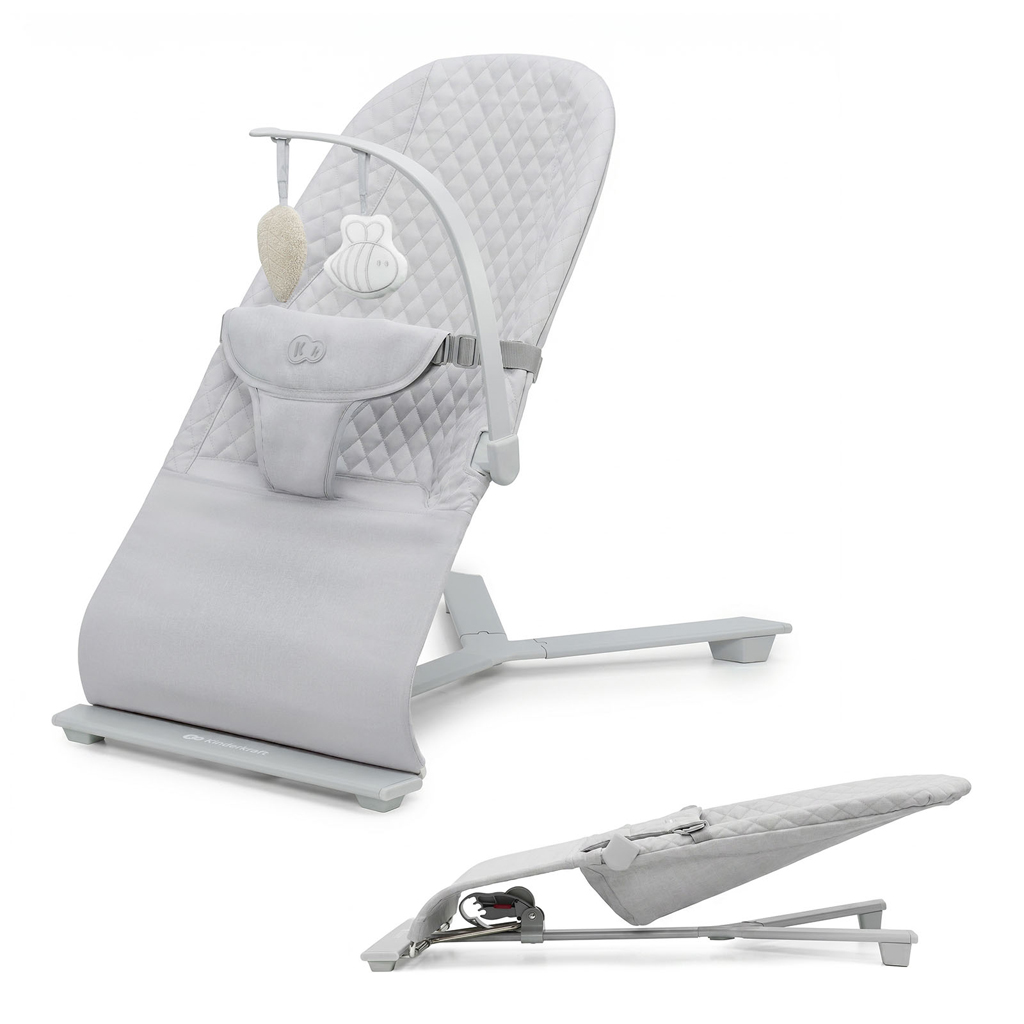 KINDERKRAFT Lehátko houpací Mimi Light grey, do 9 kg