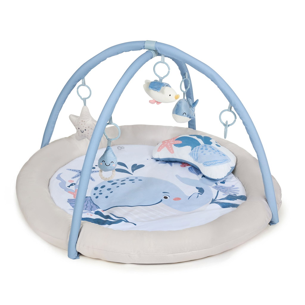KINDERKRAFT Deka hrací s hrazdičkou Cozyplay Nordic Breeze