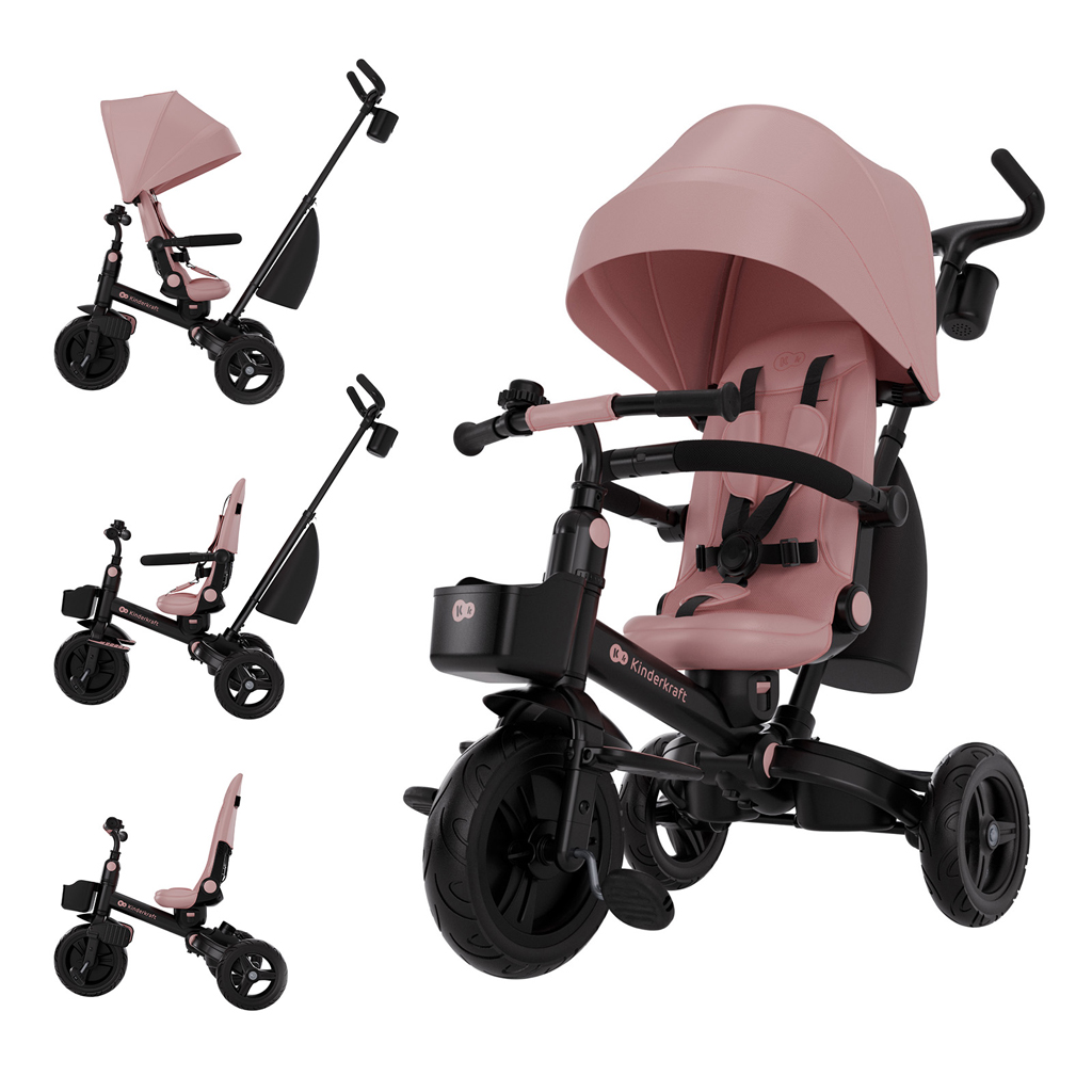 KINDERKRAFT Tříkolka Aveo 2 Plus Pink