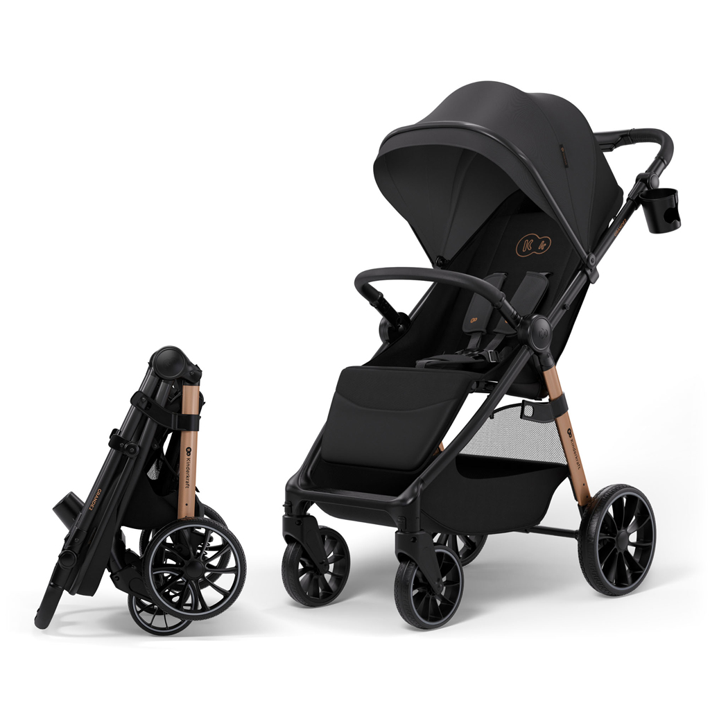 KINDERKRAFT kočárek sportovní Grande 2 Midnight Black