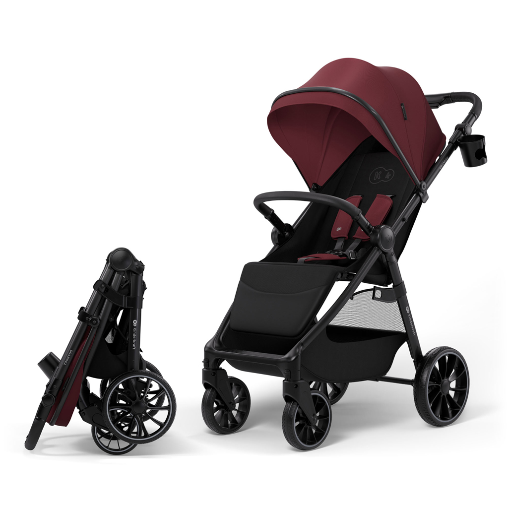 KINDERKRAFT kočárek sportovní Grande 2 Dark Ruby