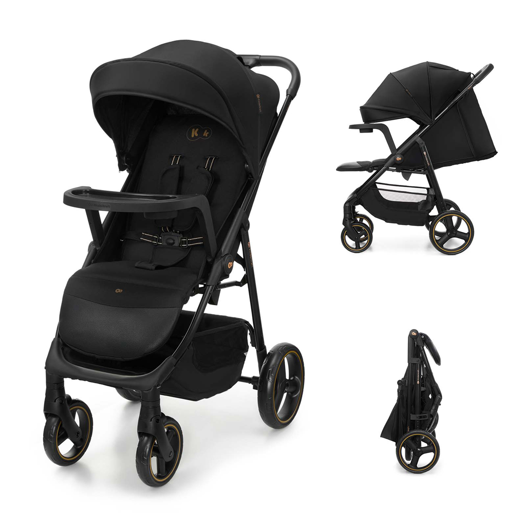 KINDERKRAFT Kočárek sportovní Trig 3 Tray Onyx Black