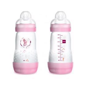 Obrázok MAM Fľaša Anti Colic + cumlík veľ.2, 260ml modrá - náhodný motív