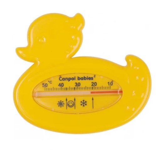 CANPOL BABIES Teploměr koupací kachnička – žlutá