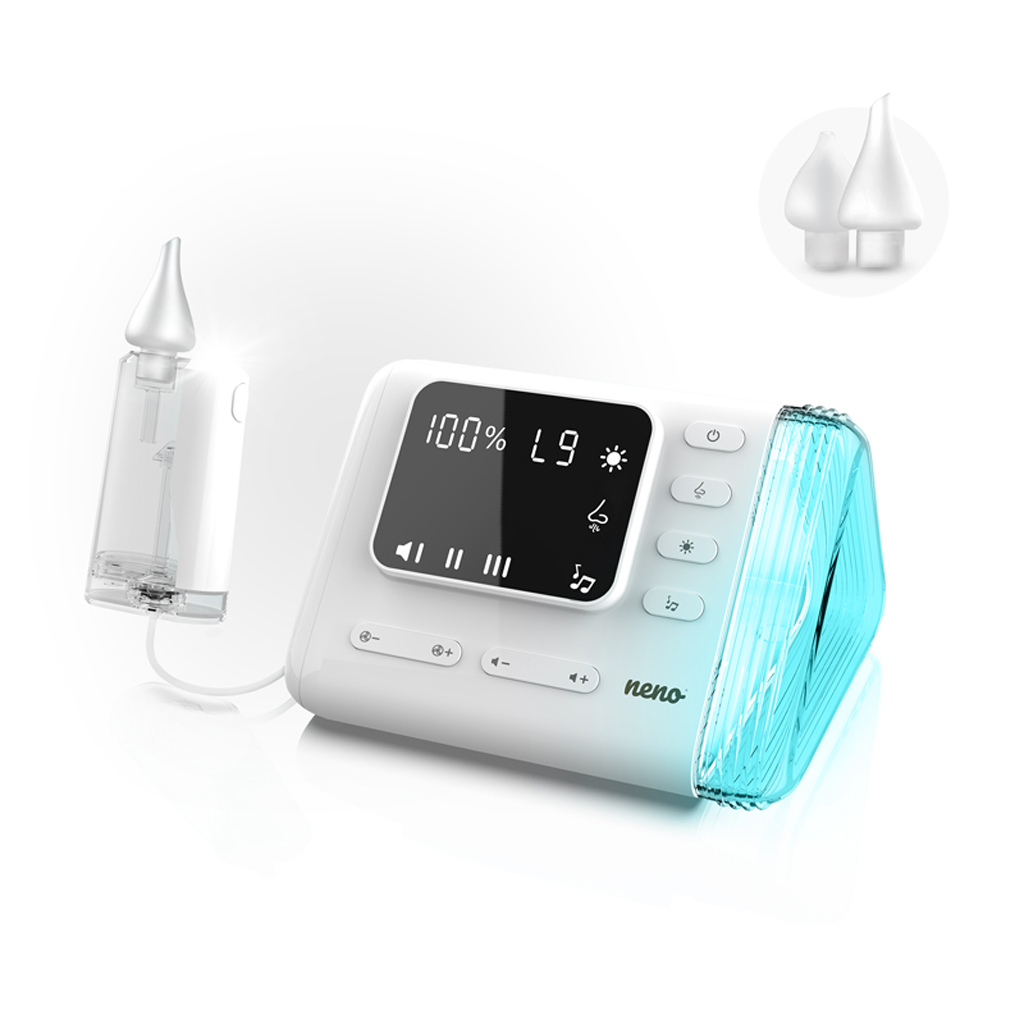 NENO Odsávačka nosních hlenů Nariz bezdrátový s Active AirFlow, UV sterilizací, LED světlem