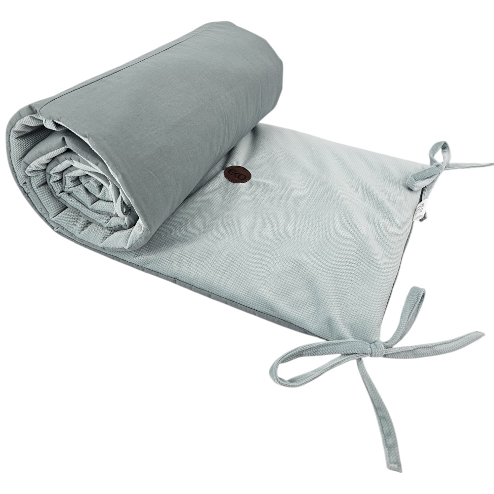 EKO Mantinel do postýlky bavlněný Velvet Olive Green 360cm