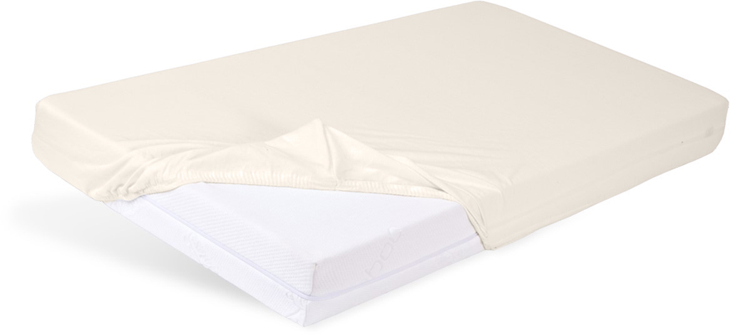 BABYMATEX Prostěradlo napínací Jersey 60x120cm ecru, slonová kost