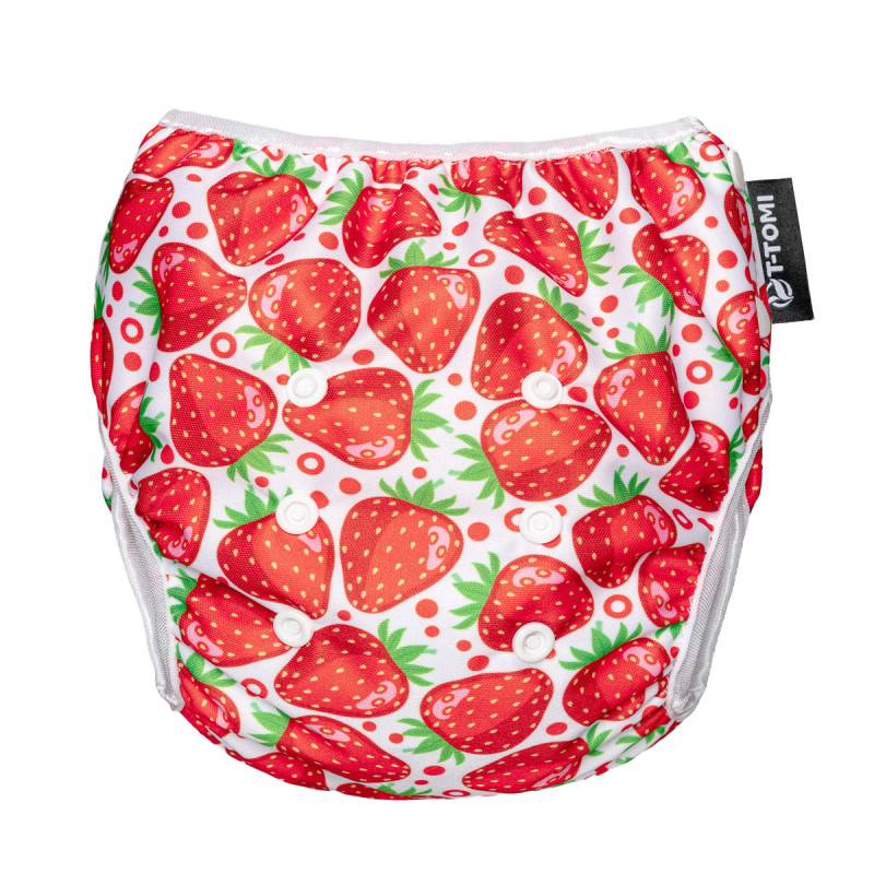 T-TOMI Plavky plienkové, 5-15kg, Strawberries